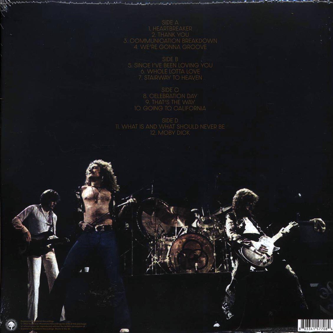 Led Zeppelin - Live In Canada 1970-71 (ltd. ed.) (2xLP) (clear vinyl) - Vinyl LP, LP