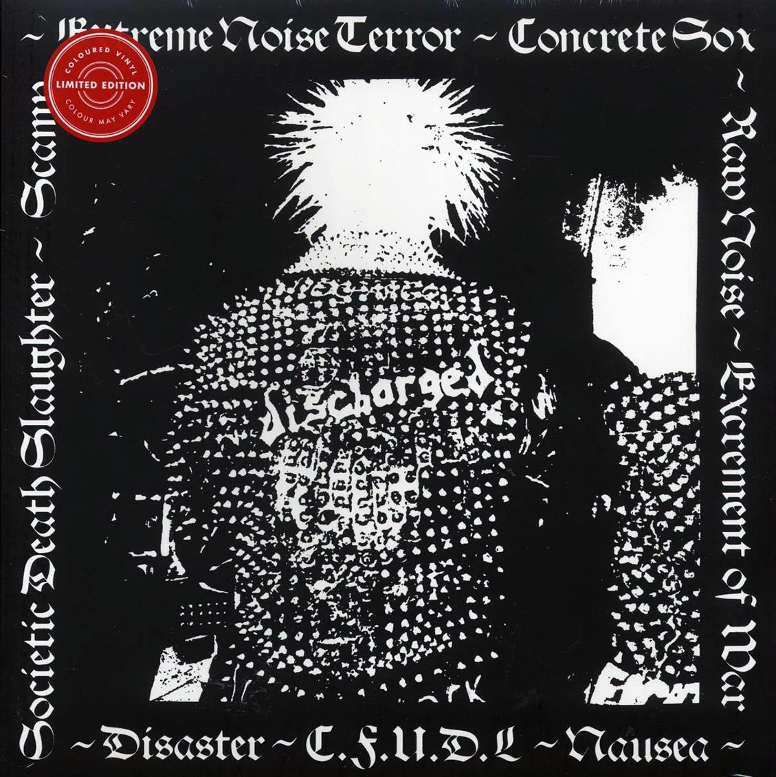 Extreme Noise Terror, Raw Noise, Etc. - Discharged (ltd. ed.) (clear vinyl) - Vinyl LP