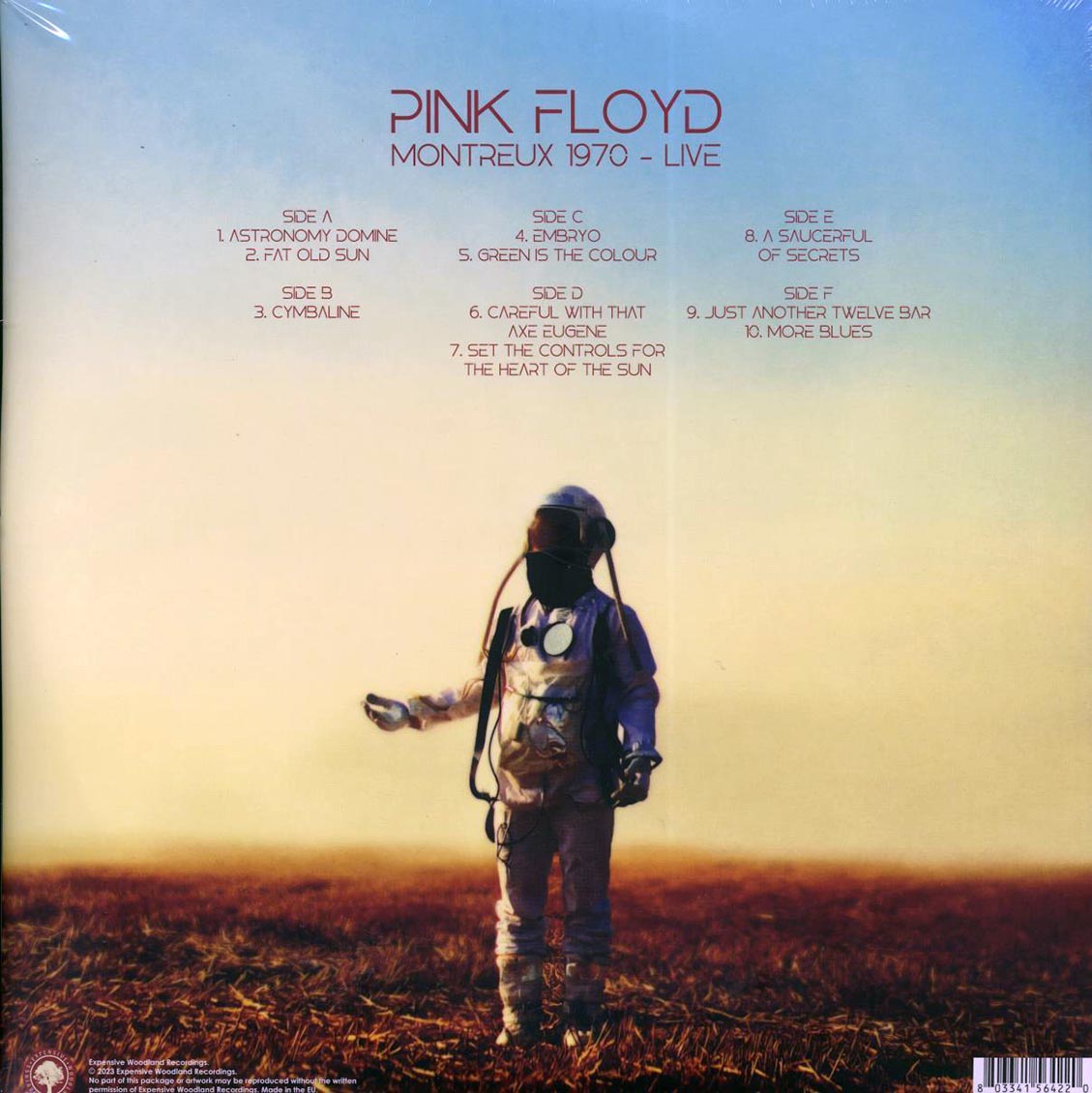 Pink Floyd - Montreux 1970 Live (ltd. ed.) (3xLP) (blue vinyl) - Vinyl LP, LP