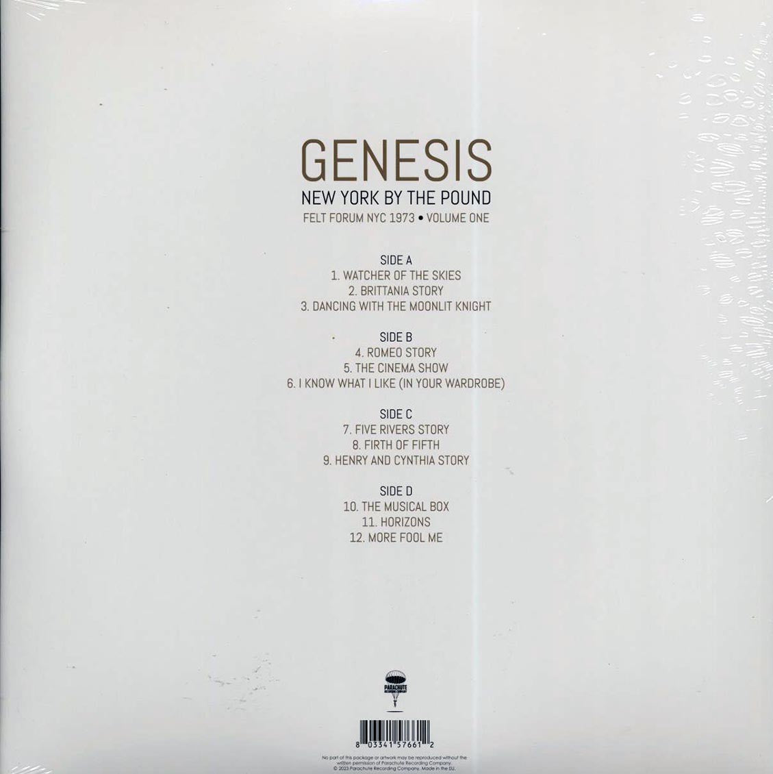Genesis - New York By The Pound Volume 1: Felt Forum NYC 1973 (2xLP) - Vinyl LP, LP