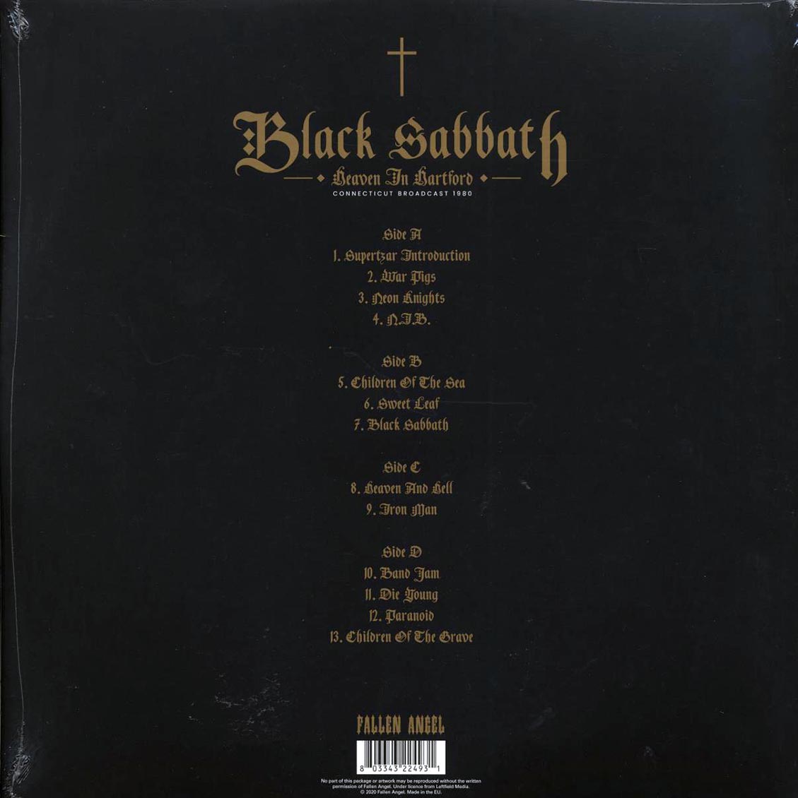 Black Sabbath - Heaven In Hartford: Connecticut Broadcast 1980 (2xLP) - Vinyl LP, LP