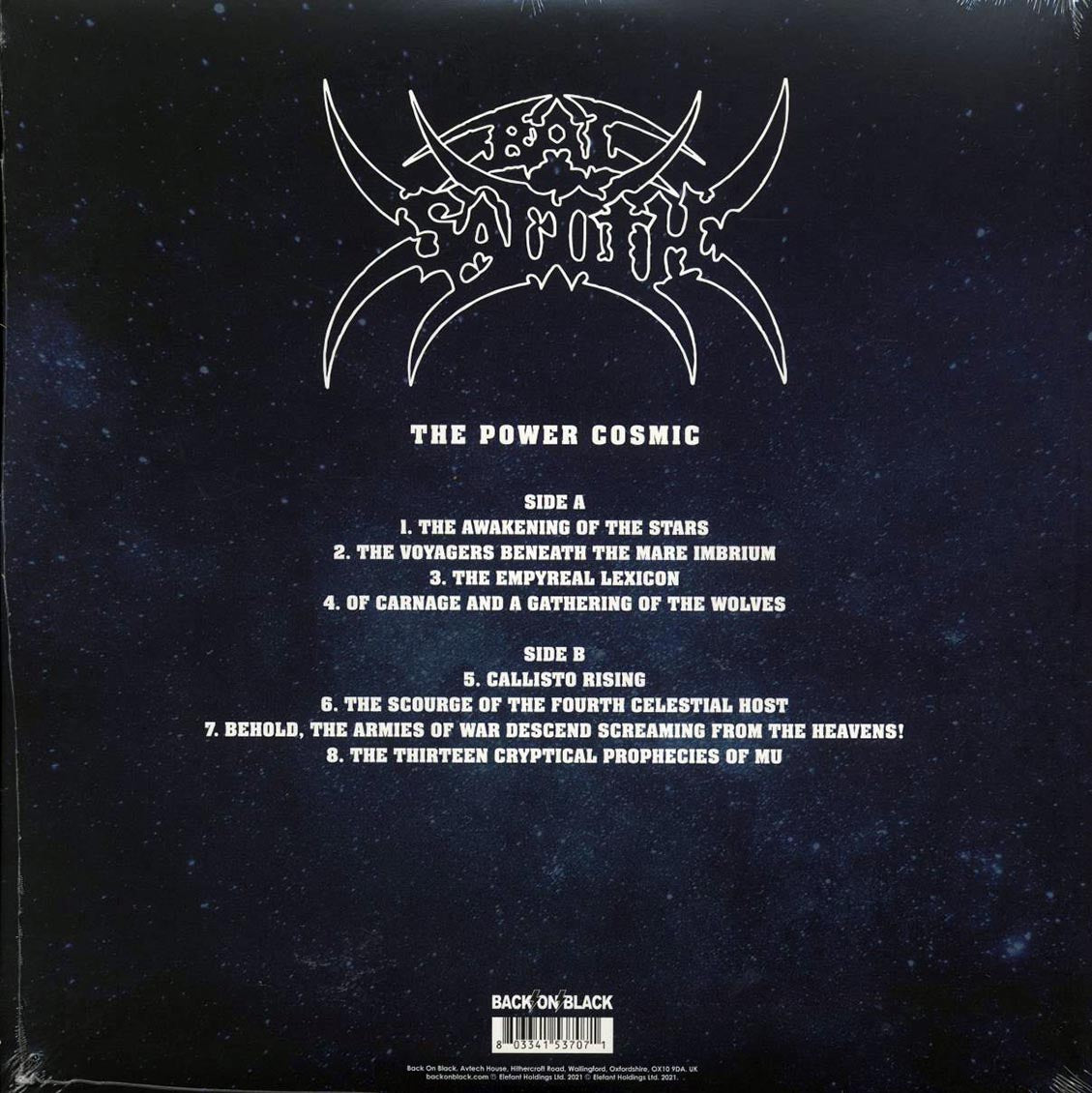 Bal-Sagoth - The Power Cosmic (ltd. ed.) (clear/blue splatter vinyl) - Vinyl LP, LP