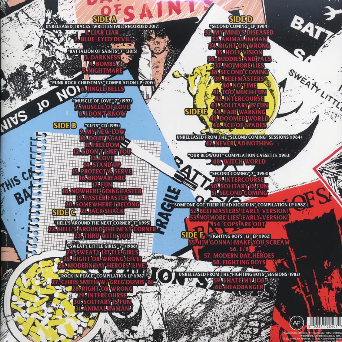 Battalion Of Saints - Complete Discography (ltd. ed.) (3xLP) (red/white/blue vinyl) - Vinyl LP, LP