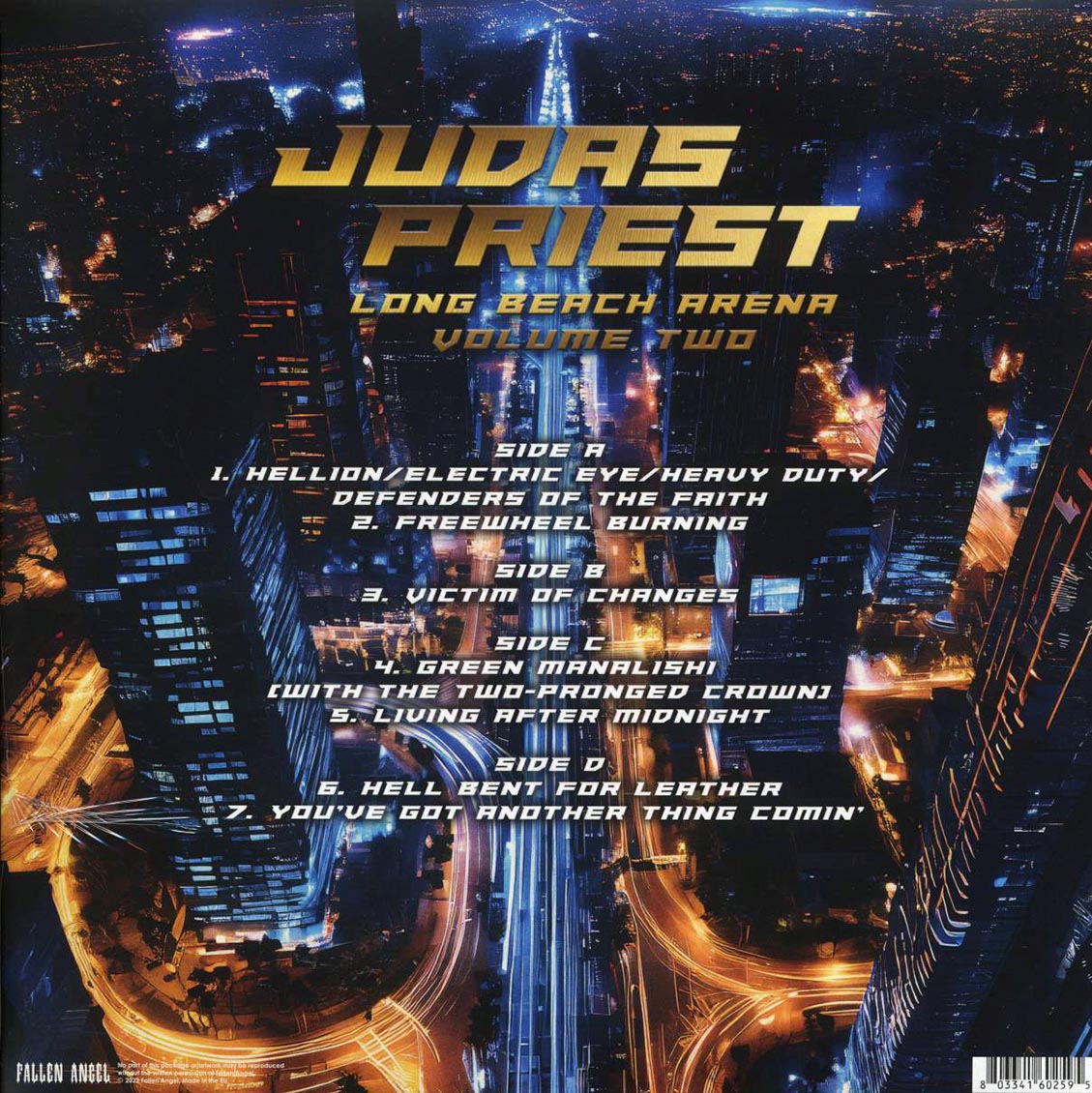 Judas Priest - Long Beach Arena Volume 2 (ltd. ed.) (2xLP) (clear vinyl) - Vinyl LP, LP