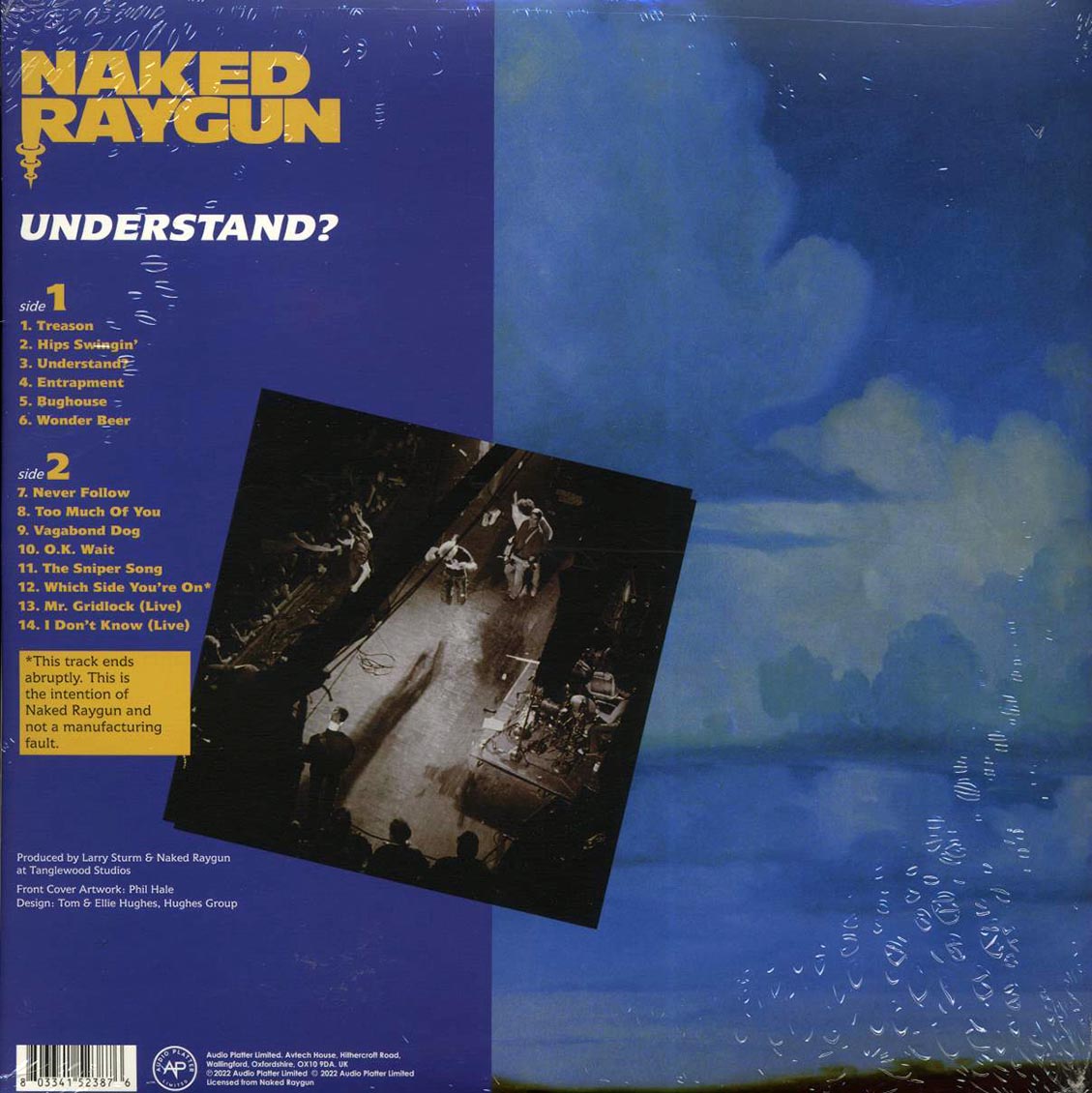Naked Raygun - Understand? (ltd. ed.) (blue vinyl) - Vinyl LP, LP