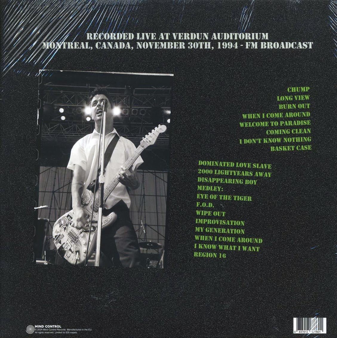Green Day - Strung Out On Confusion: Live In Montreal, Saturday Night Live And MTV - Vinyl LP, LP