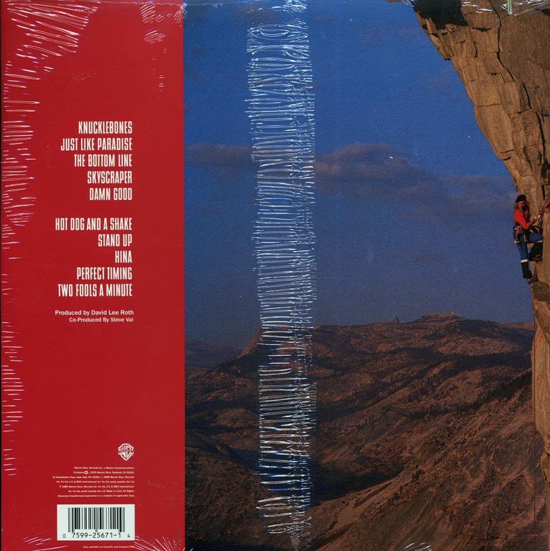 David Lee Roth - Skyscraper (1988 PRESS) (orig. press) (marked/ltd stock) - Vinyl LP, LP