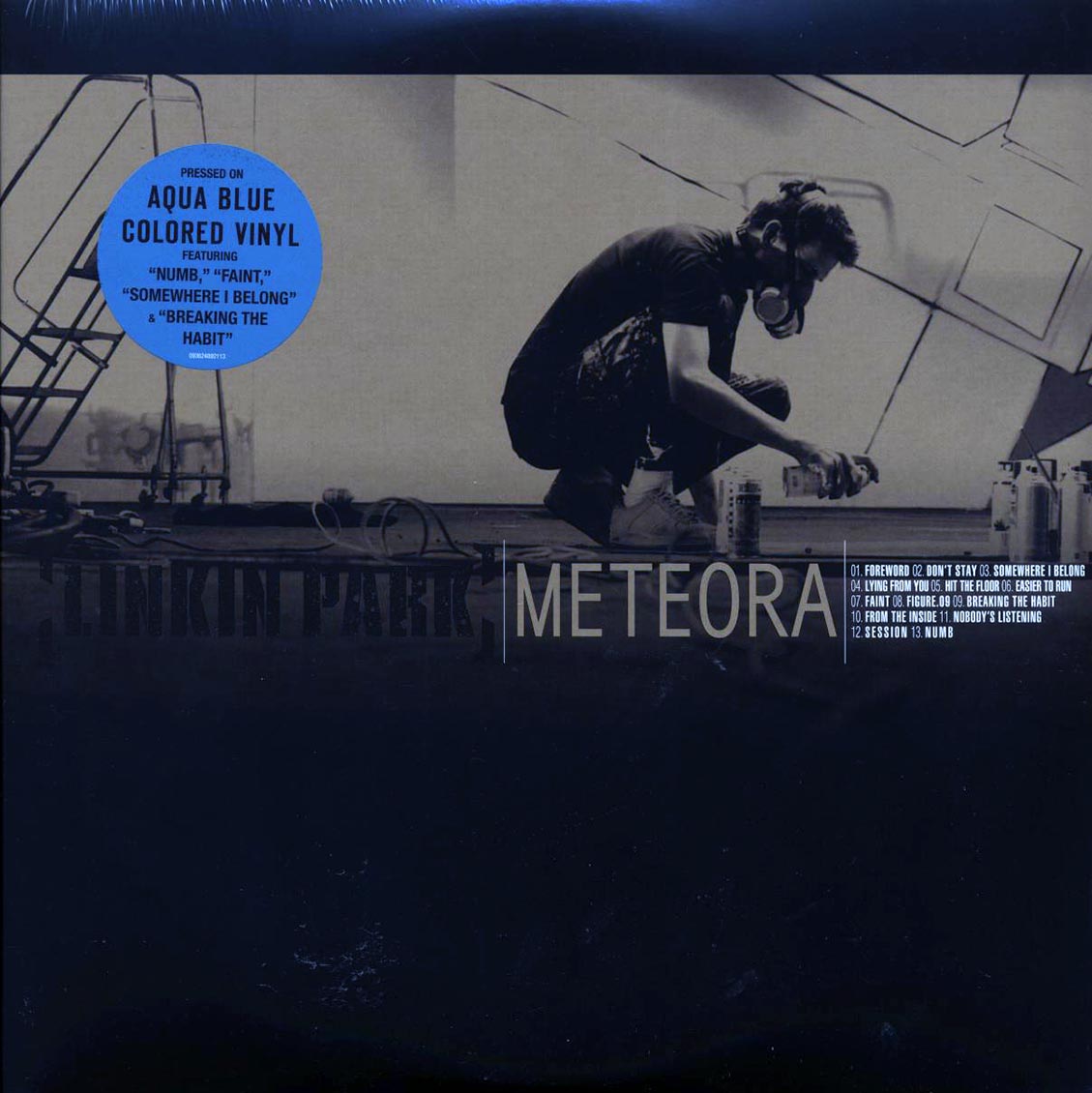 Linkin Park - Meteora (2022 Logo Misprint Aqua Blue Vinyl) (ltd. ed.) (2xLP) (aqua blue vinyl) - Vinyl LP