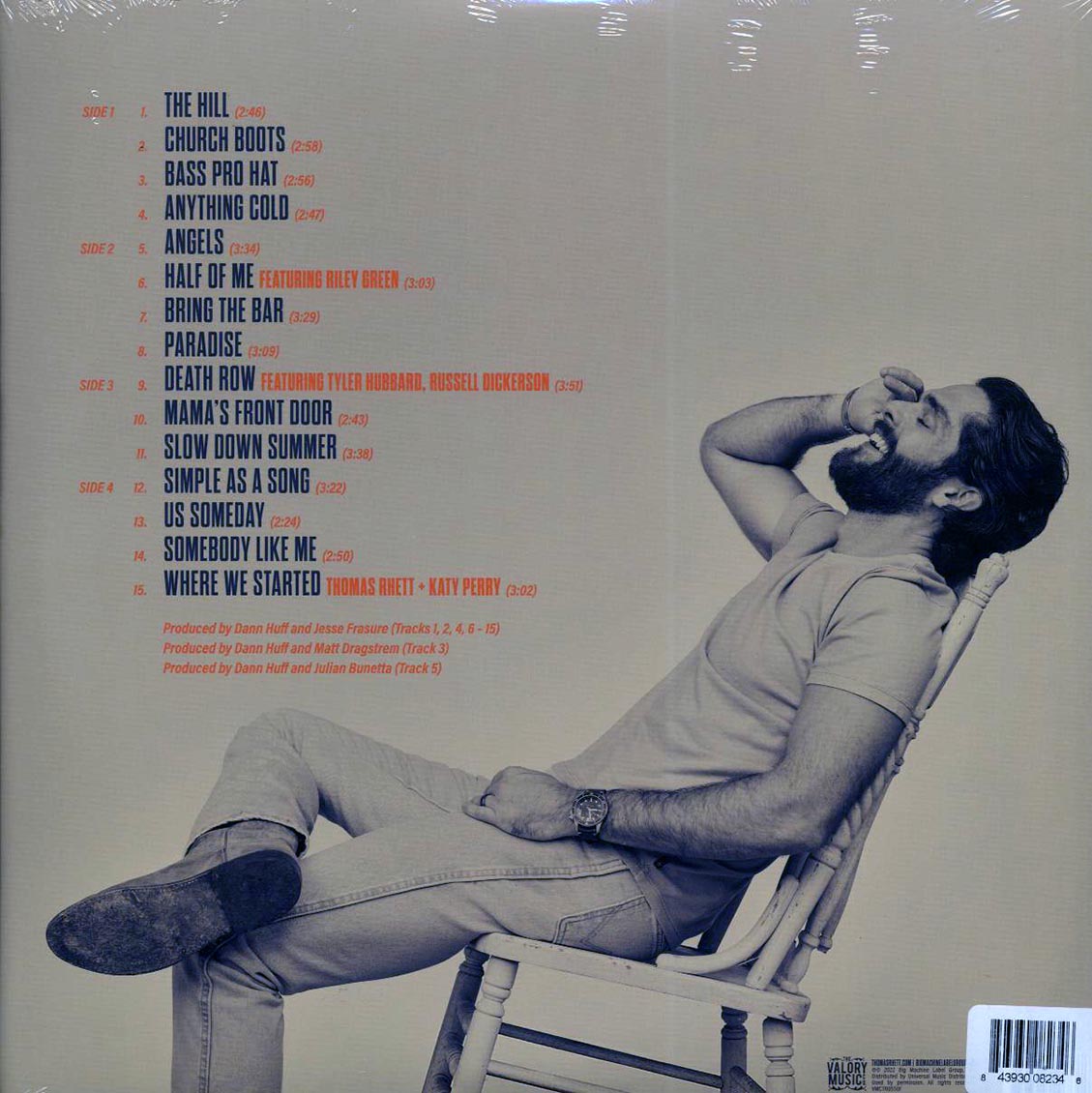 Thomas Rhett - Where We Started (ltd. ed.) (2xLP) (black/gold swirl vinyl) - Vinyl LP, LP