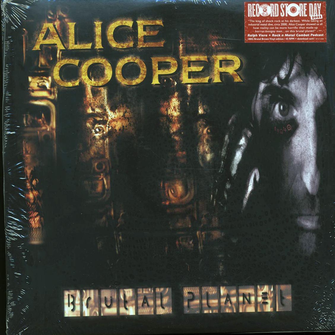 Alice Cooper - Brutal Planet (RSD 2021) (ltd. ed.) (2xLP) (180g) (bronze vinyl) - Vinyl LP
