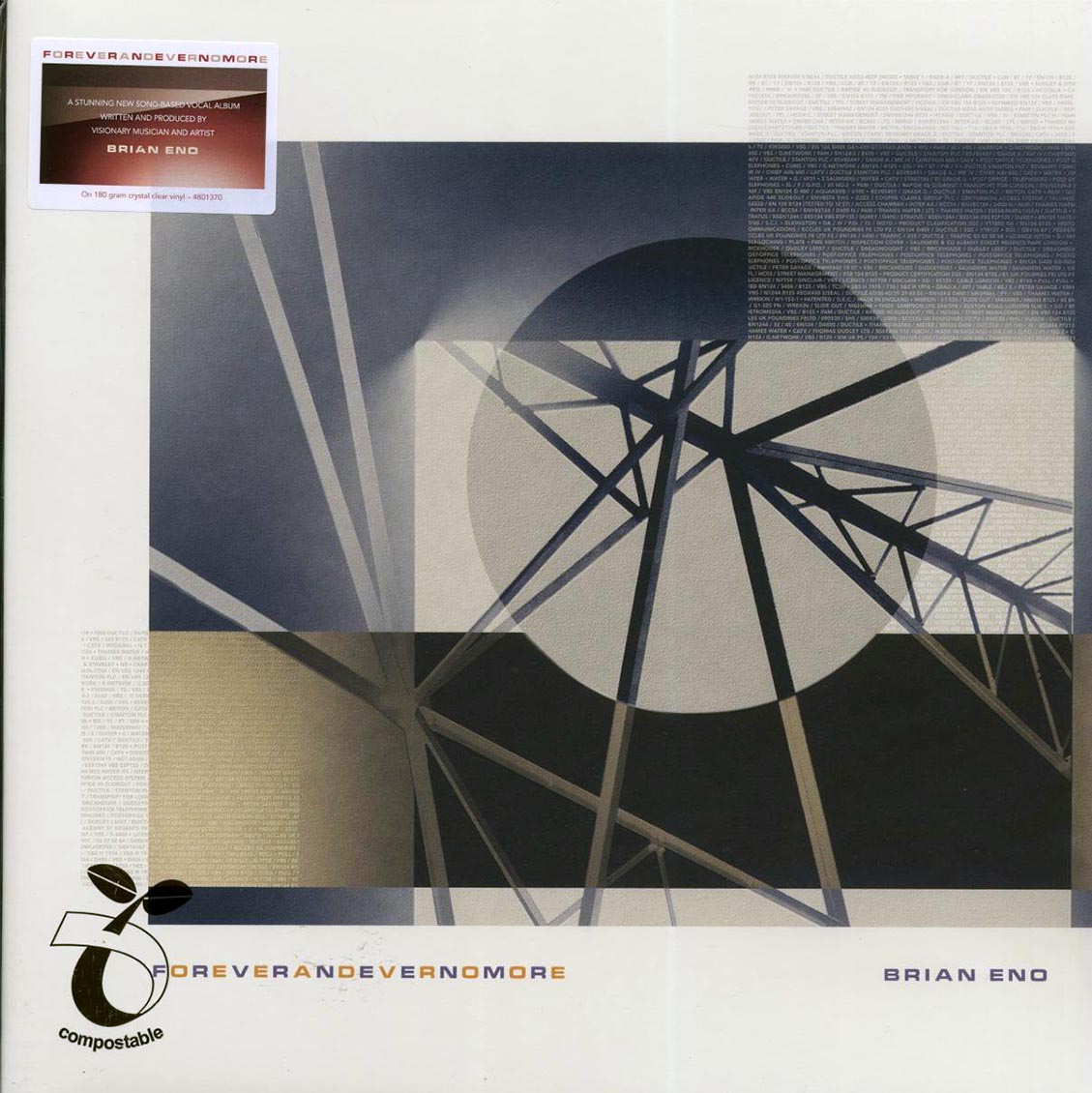 Brian Eno - Foreverandevernomore (180g) (clear vinyl) - Vinyl LP