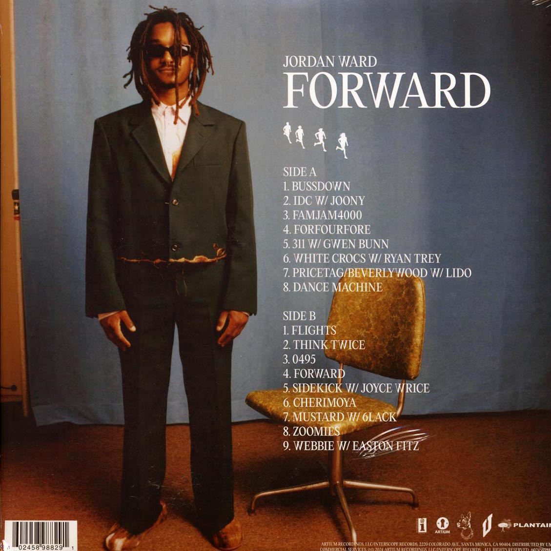 Jordan Ward - Forward (pink vinyl) - Vinyl LP, LP