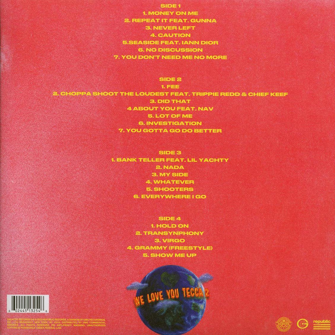 Lil Tecca - We Love You Tecca 2 (2xLP) - Vinyl LP, LP