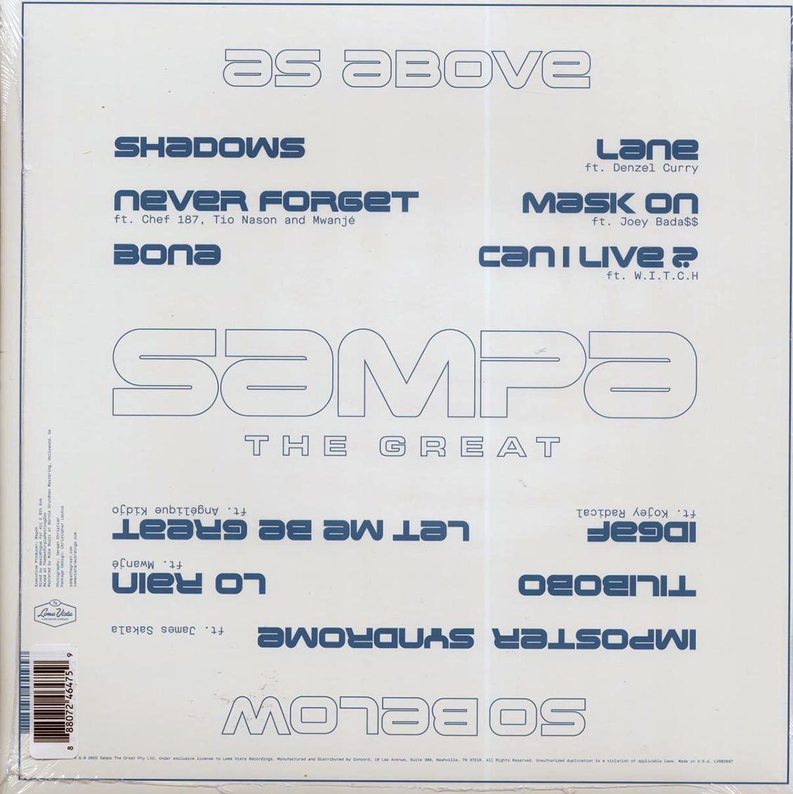 Sampa The Great - As Above So Below (ltd. ed.) (lime green vinyl) - Vinyl LP, LP