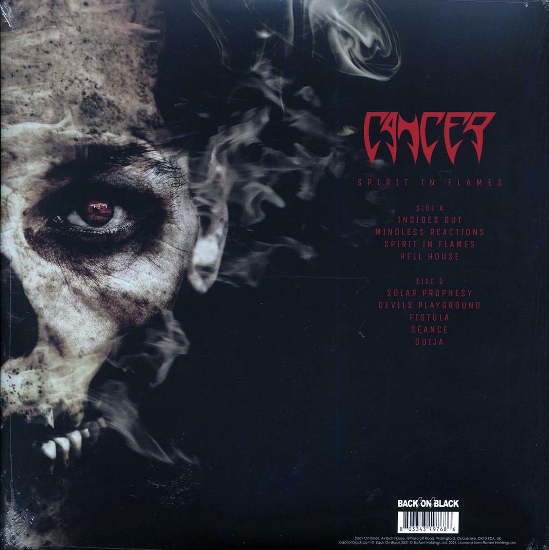 Cancer - Spirit In Flames (ltd. ed.) (red vinyl) - Vinyl LP, LP