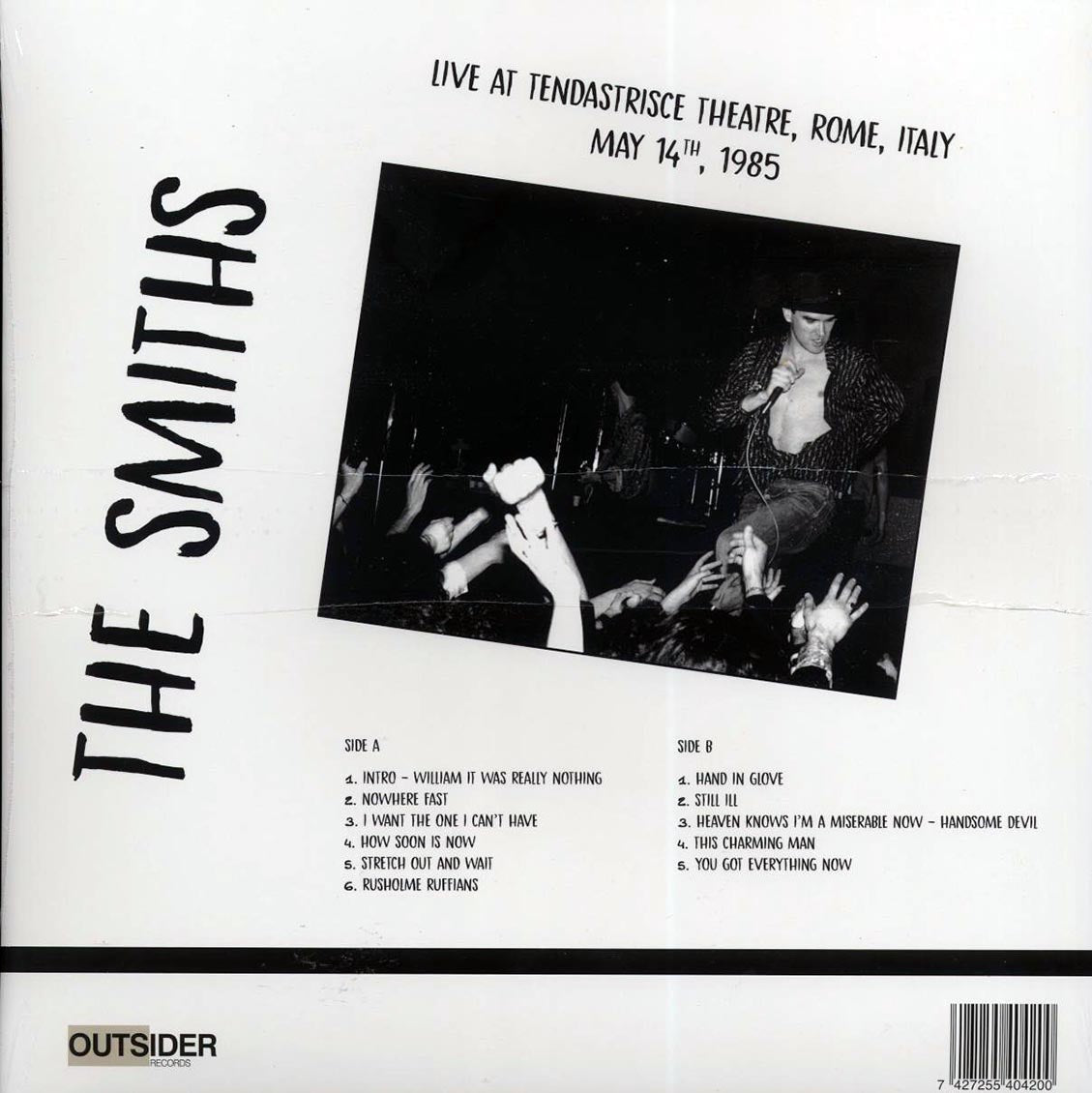 The Smiths - Rome, What Difference Does It Make? Live At Tendastrisce Theatre, Rome, May 14th 1985 (orange vinyl) - Vinyl LP, LP