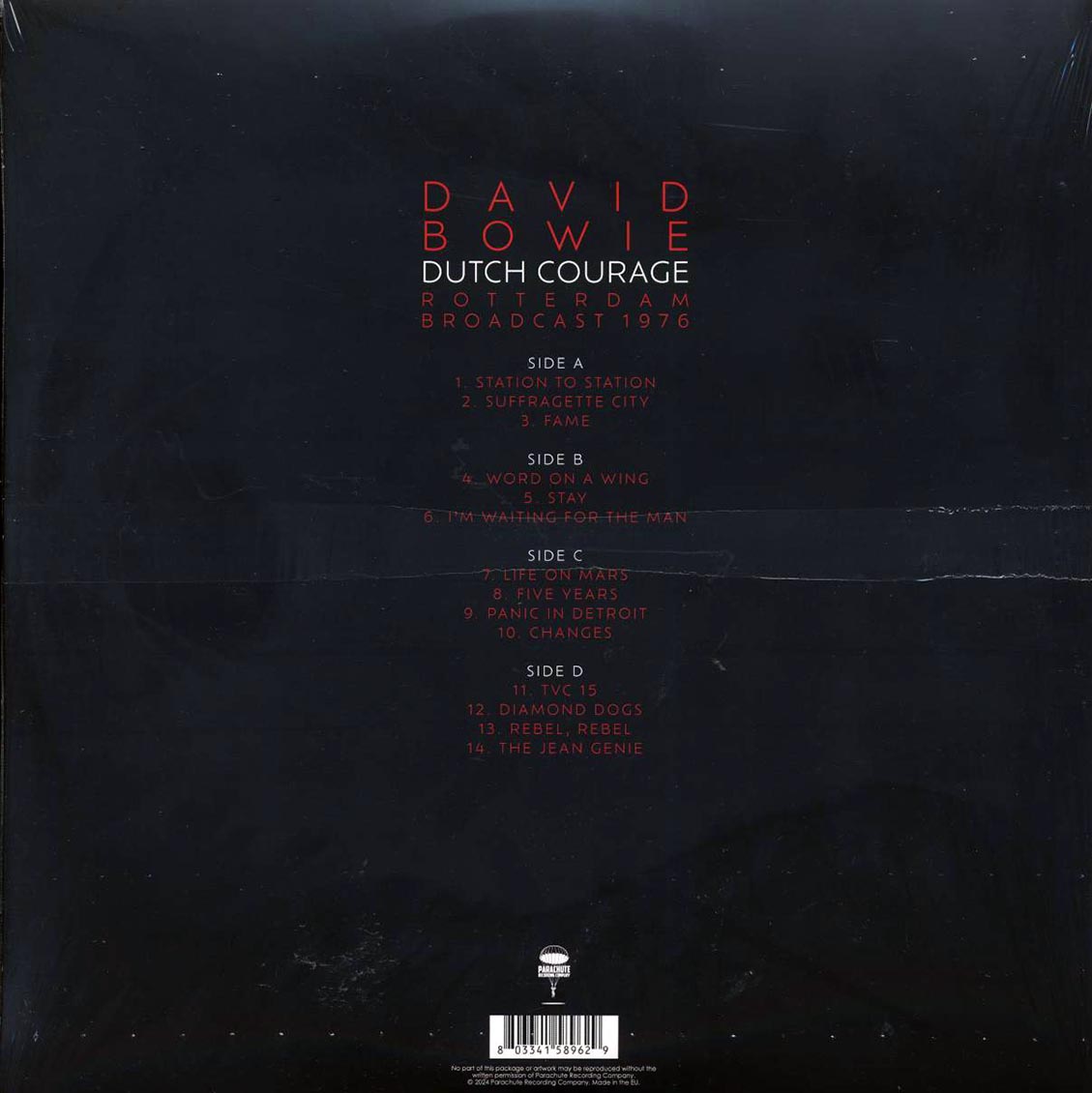 David Bowie - Dutch Courage: Rotterdam Broadcast 1976 (2xLP) - Vinyl LP, LP