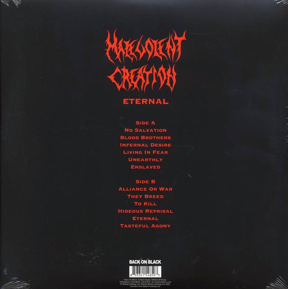 Malevolent Creation - Eternal (ltd. ed.) (grey vinyl) - Vinyl LP, LP