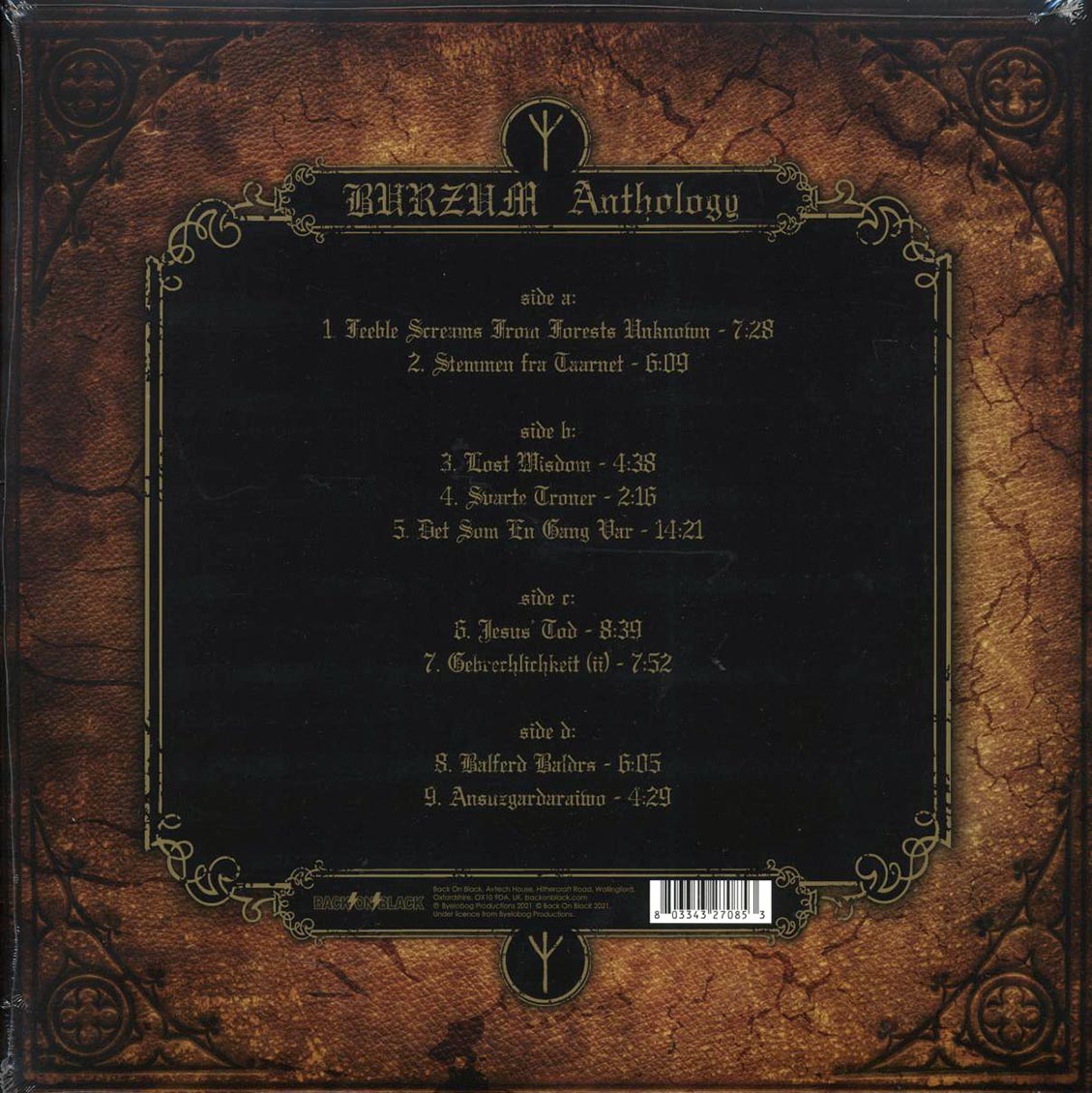 Burzum - Anthology (ltd. ed.) (2xLP) (picture disc) - Vinyl LP, LP