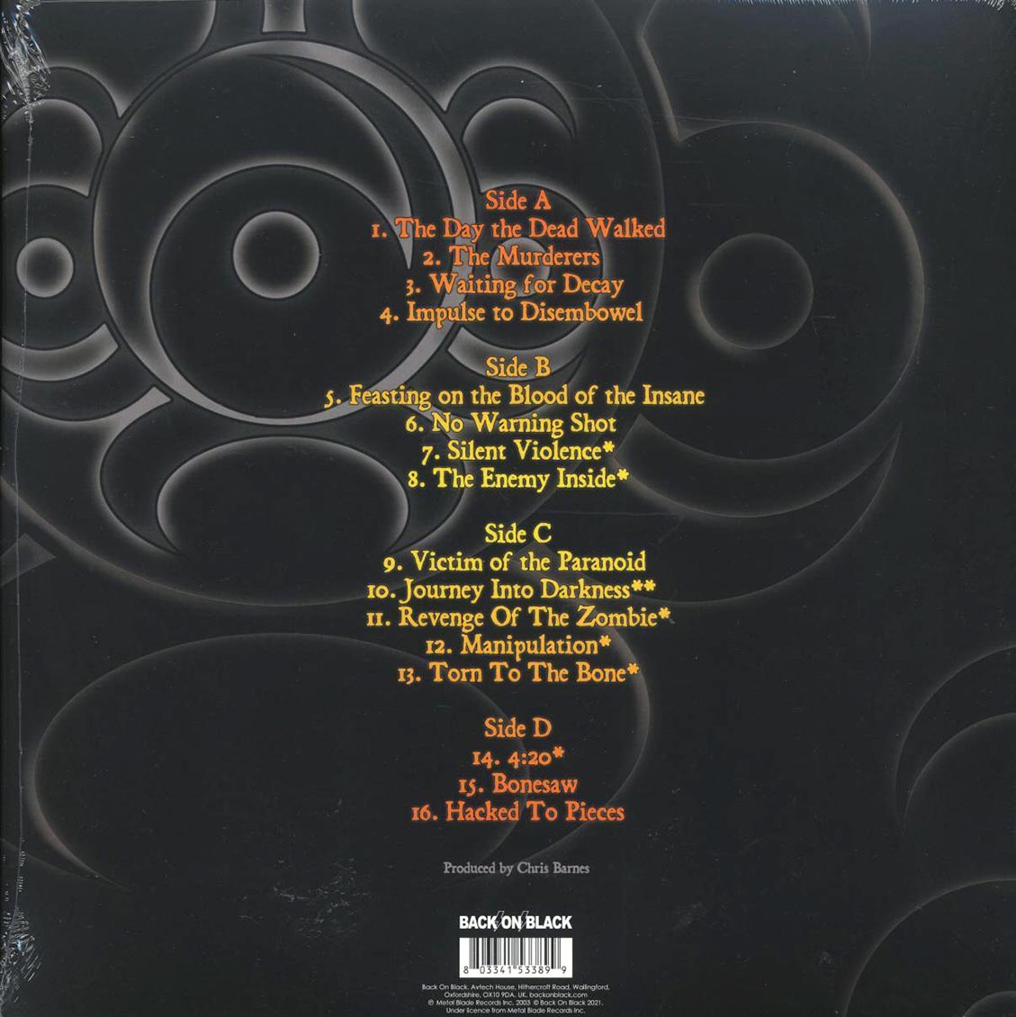 Six Feet Under - Double Dead (Redux) (ltd. ed.) (2xLP) (yellow/black splatter vinyl) - Vinyl LP, LP
