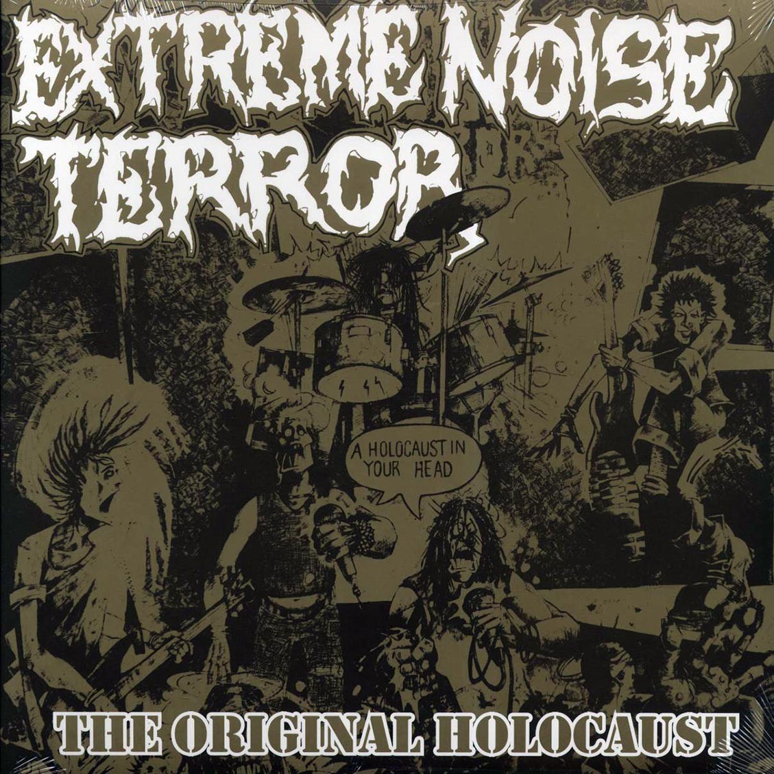 Extreme Noise Terror - A Holocaust In Your Head: The Original Holocaust (ltd. ed.) (gold vinyl) - Vinyl LP