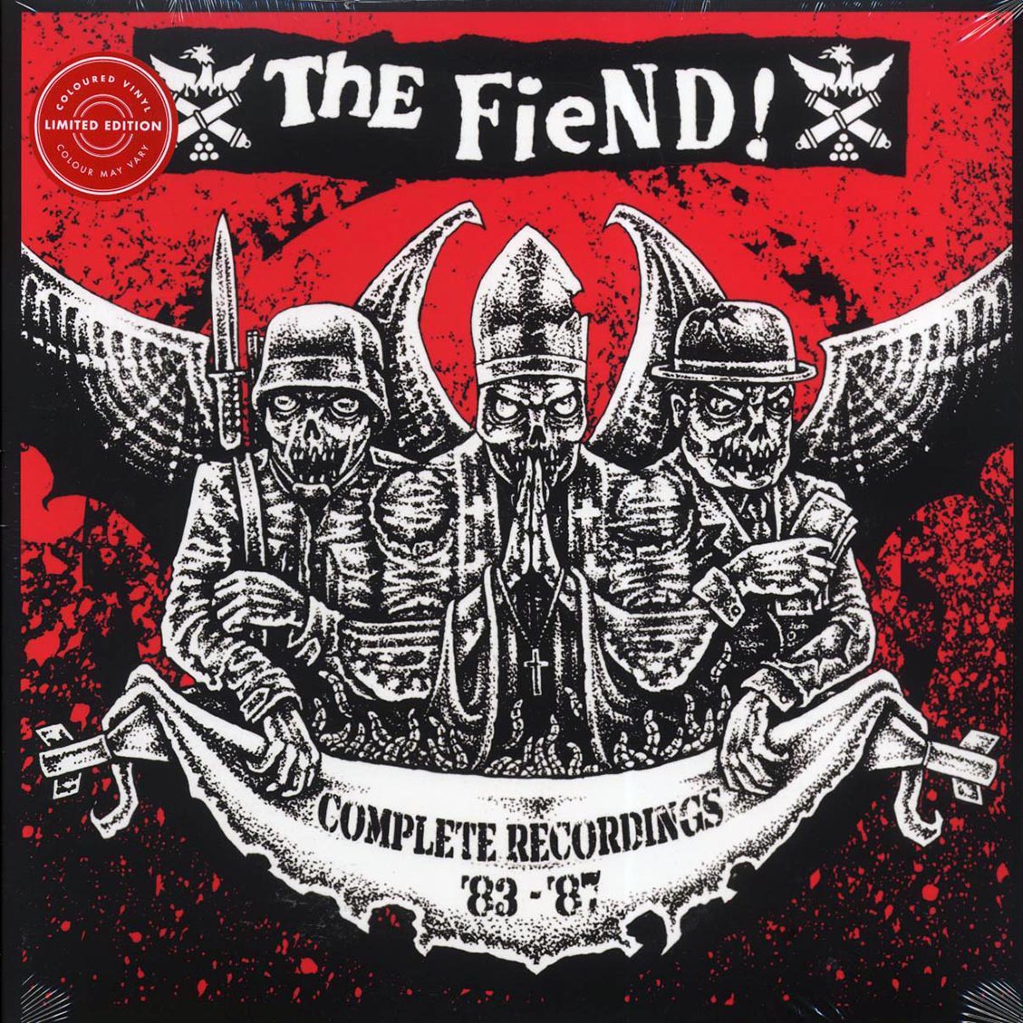 The Fiend - Complete Recordings 83-87 (ltd. ed.) (2xLP) (red vinyl) - Vinyl LP