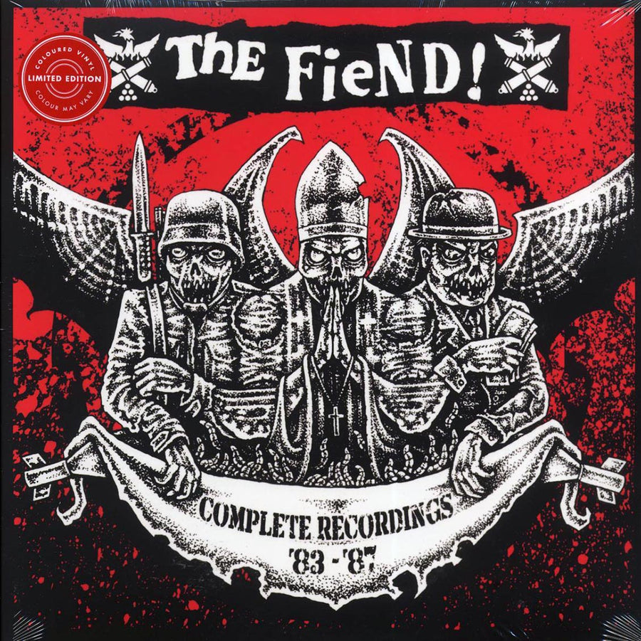 The Fiend - Complete Recordings 83-87 (ltd. ed.) (2xLP) (red vinyl) - Vinyl LP, LP