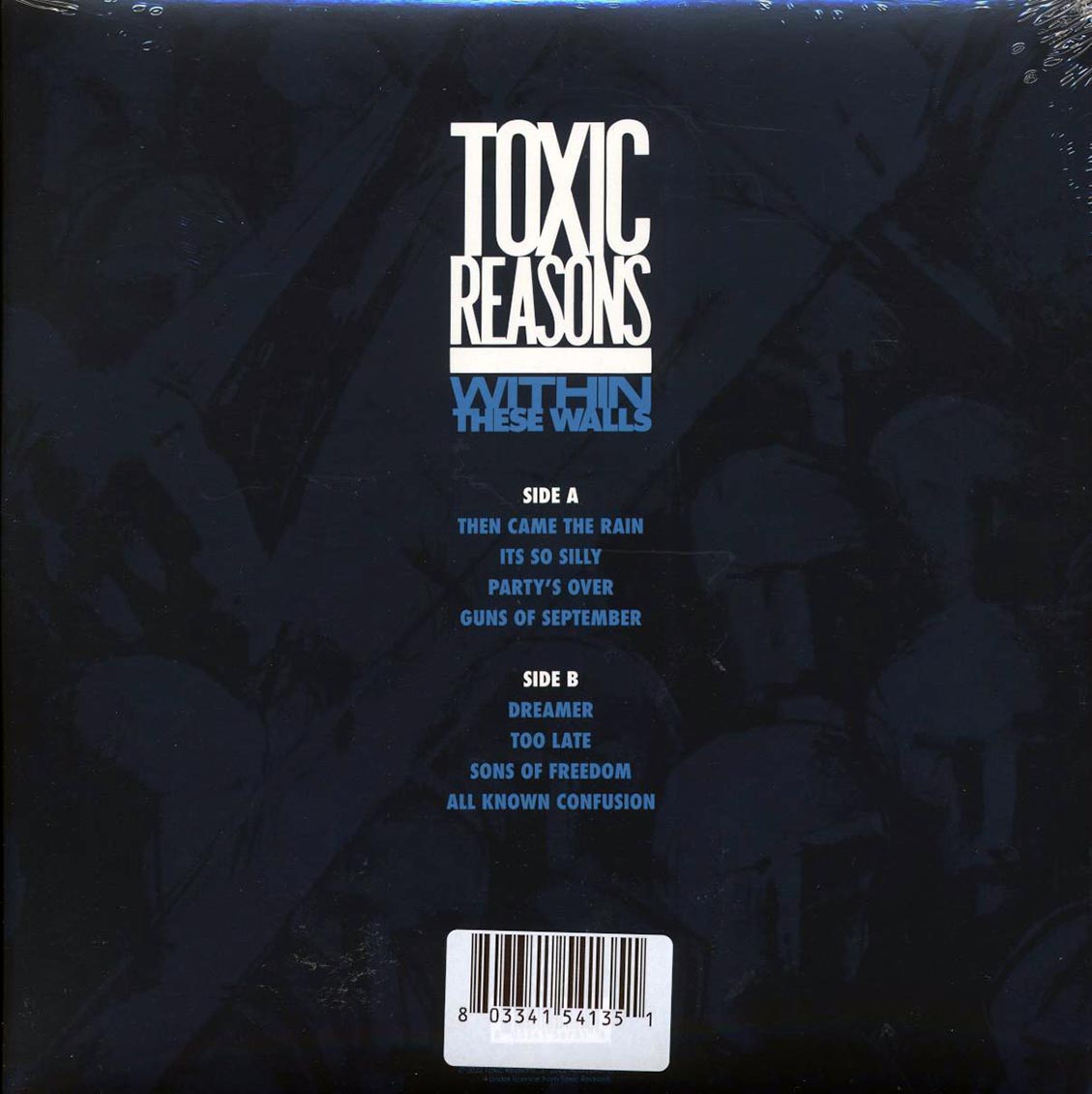 Toxic Reasons - Within These Walls (ltd. ed.) (blue vinyl) - Vinyl LP, LP
