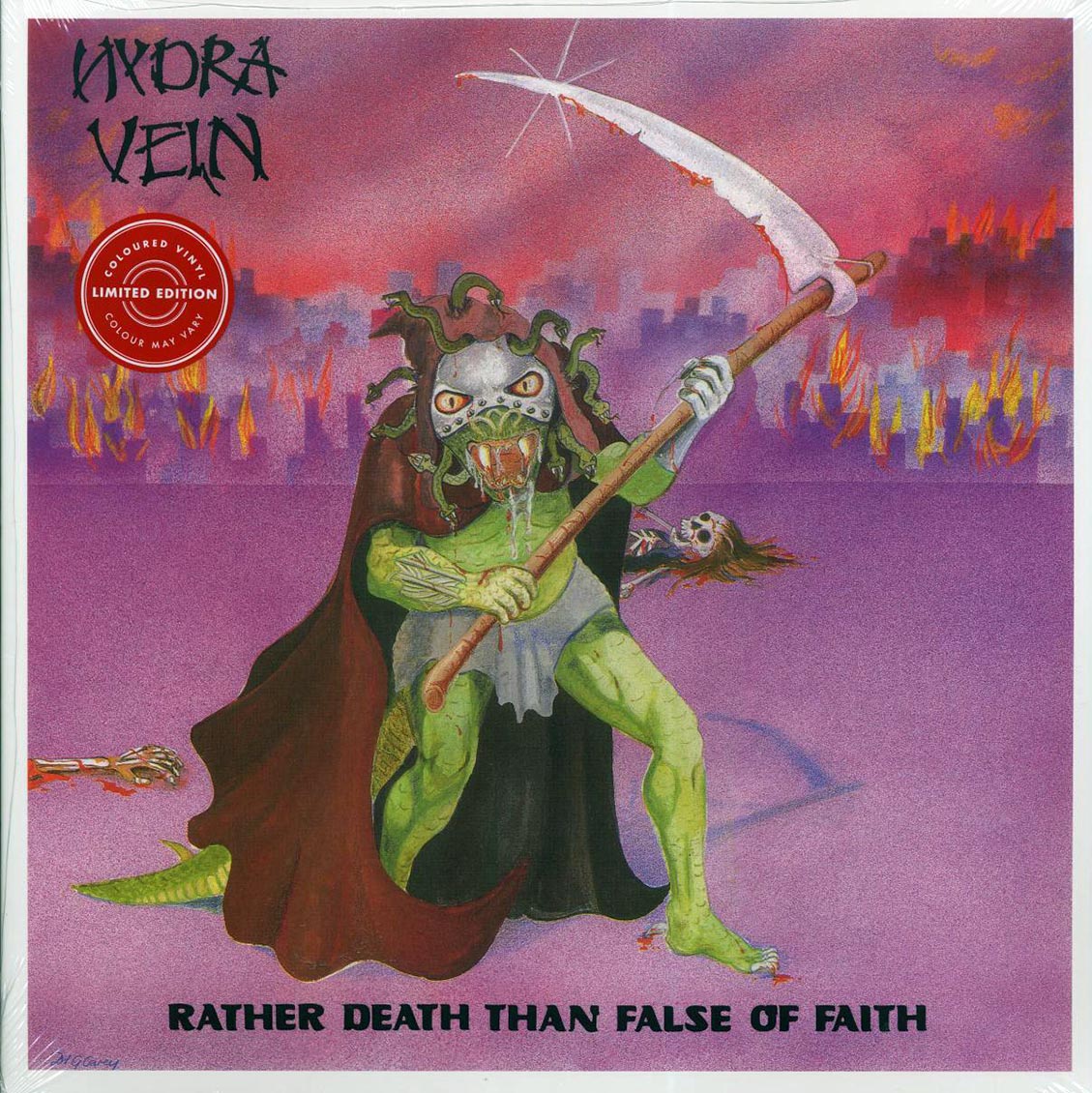 Hydra Vein - Rather Death Than False Of Faith (ltd. ed.) (2xLP) (clear/purple splatter vinyl) - Vinyl LP