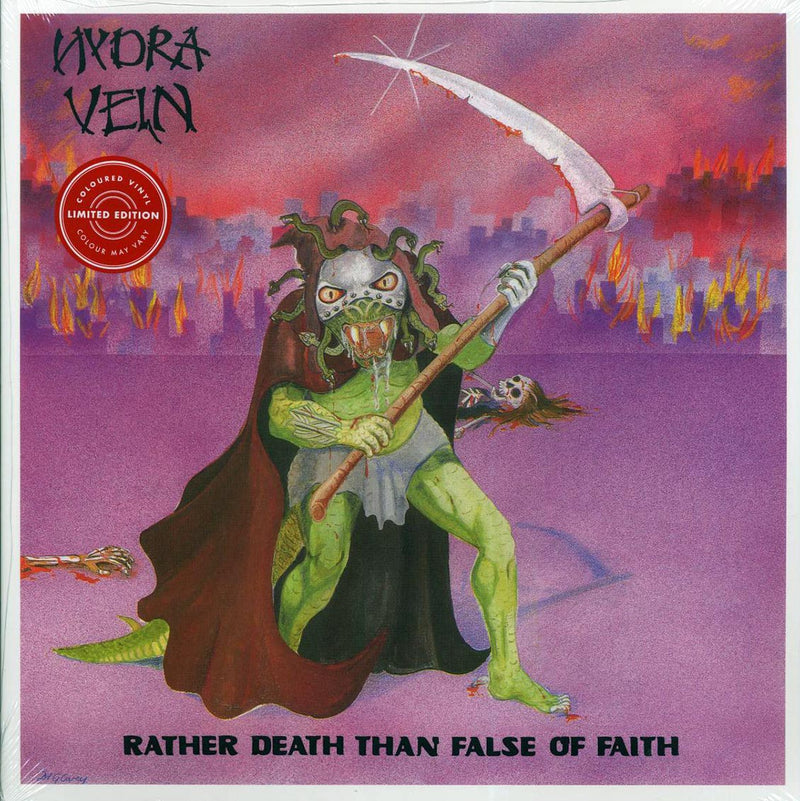 Hydra Vein - Rather Death Than False Of Faith (ltd. ed.) (2xLP) (clear/purple splatter vinyl) - Vinyl LP