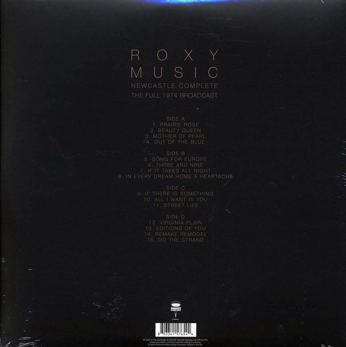 Roxy Music - Newcastle Complete: The Full 1974 Broadcast (2xLP) - Vinyl LP, LP