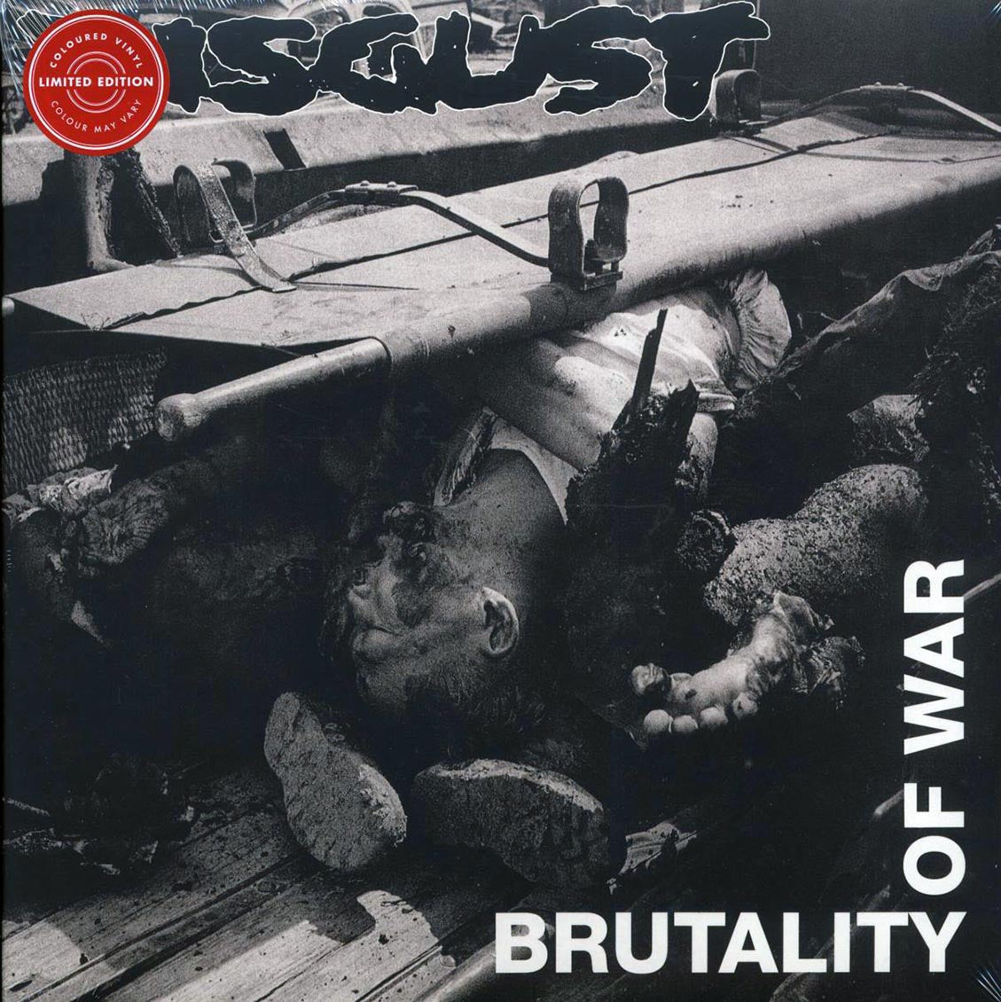 Disgust - Brutality Of War (ltd. ed.) (red/black splatter vinyl) - Vinyl LP