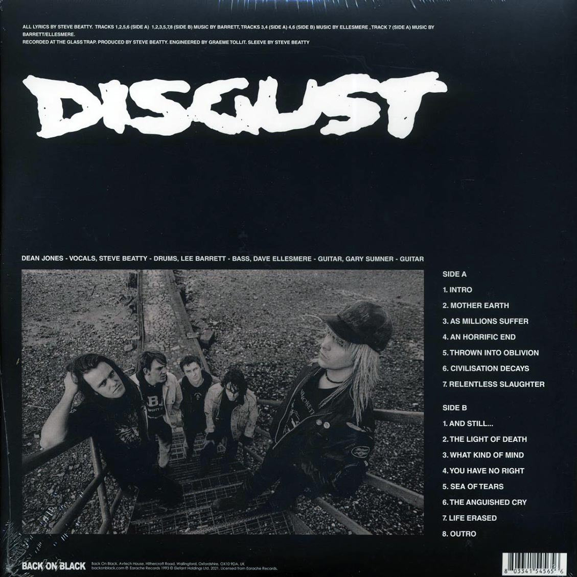 Disgust - Brutality Of War (ltd. ed.) (red/black splatter vinyl) - Vinyl LP, LP