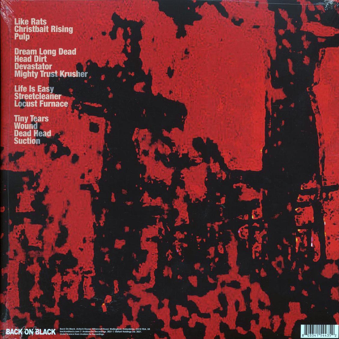 Godflesh - Streetcleaner: Live At Roadburn 2011 (ltd. ed.) (2xLP) (red vinyl) - Vinyl LP, LP