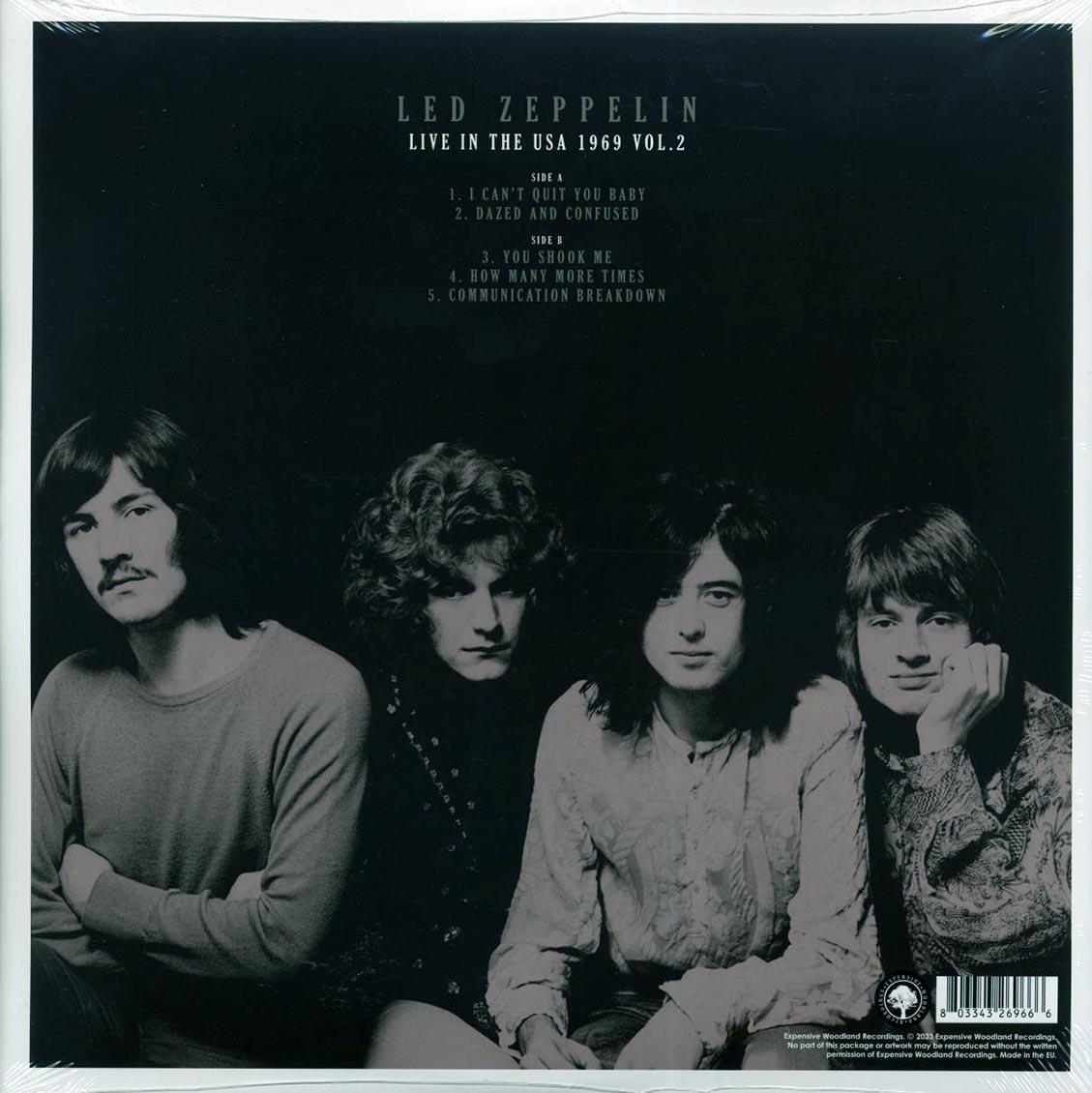 Led Zeppelin - Live In The USA 1969 Volume 2 - Vinyl LP, LP