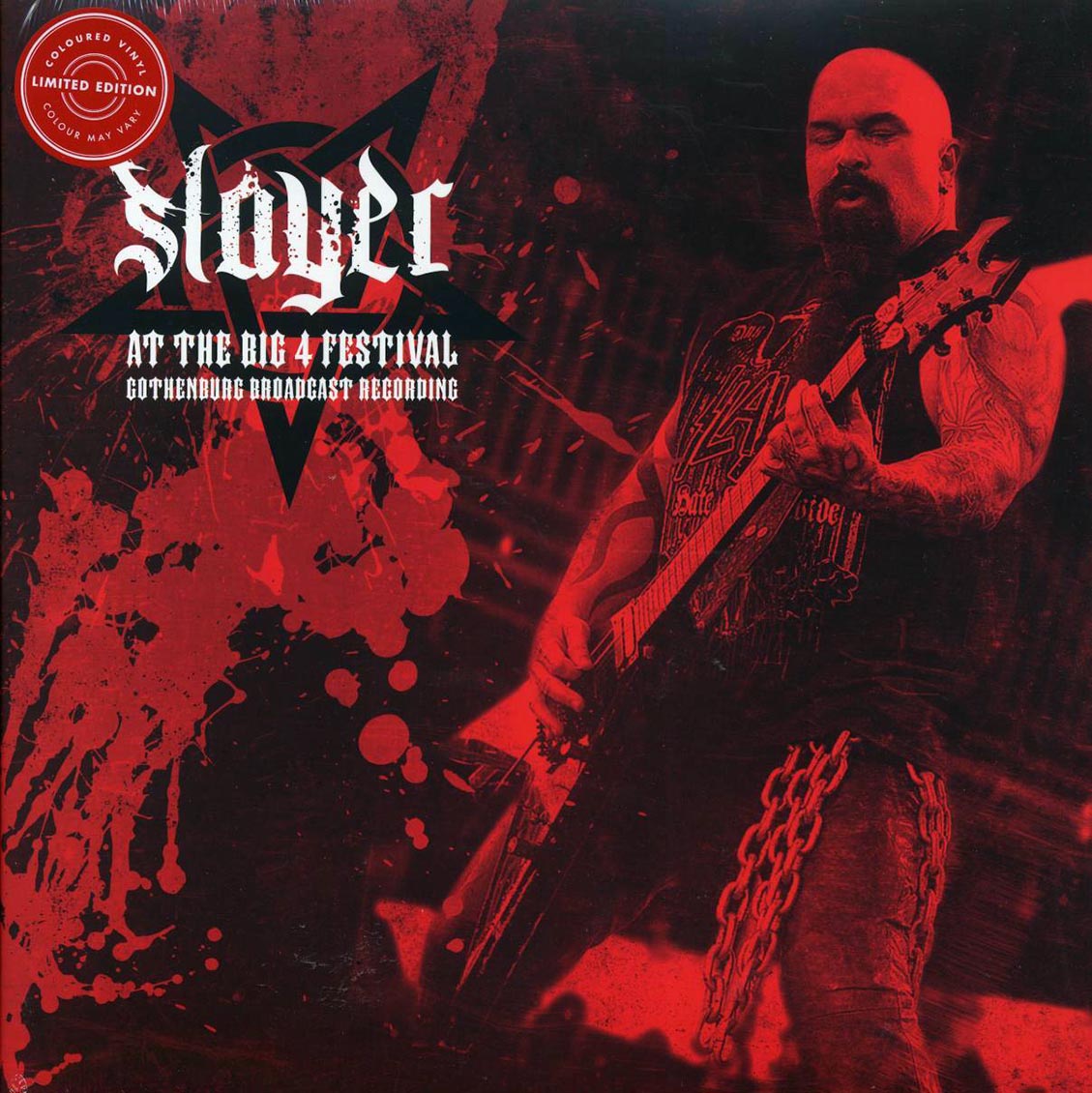 Slayer - At The Big 4 Festival: Gothenburg Broadcast Recording (ltd. ed.) (clear/red splatter vinyl) - Vinyl LP