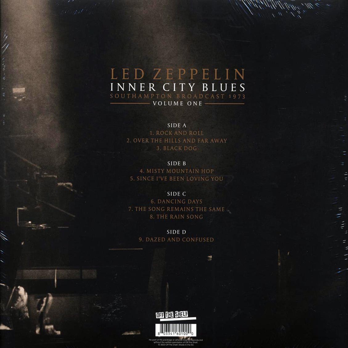 Led Zeppelin - Inner City Blues Volume 1: Southampton Broadcast 1973 (ltd. ed.) (2xLP) (grey vinyl) - Vinyl LP, LP
