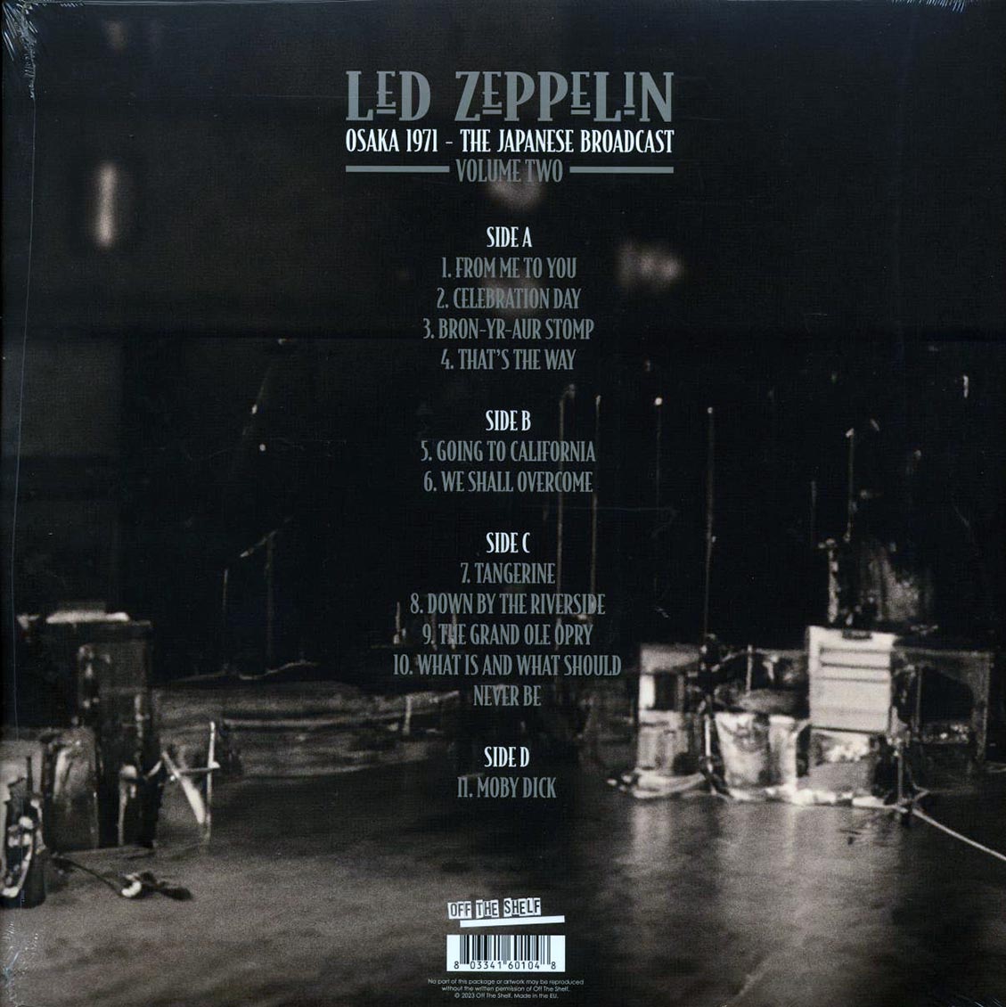 Led Zeppelin - Osaka 1971 Volume 2: The Japanese Broadcast (ltd. ed.) (2xLP) (white vinyl) - Vinyl LP, LP