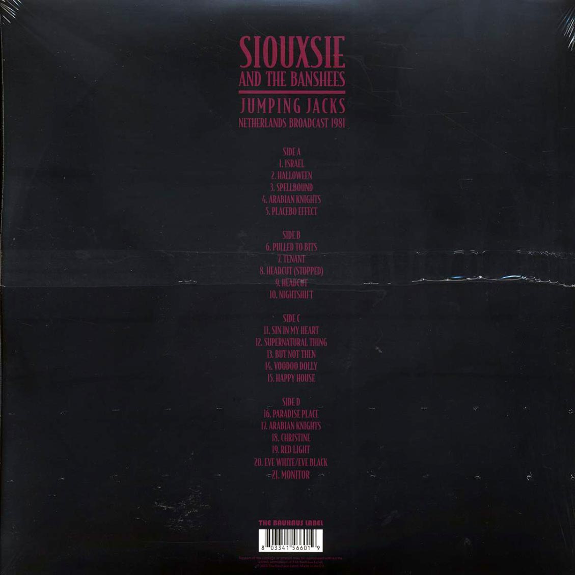 Siouxsie & The Banshees - Jumping Jacks: Netherlands Broadcast 1981 (ltd. ed.) (2xLP) (clear vinyl) - Vinyl LP, LP