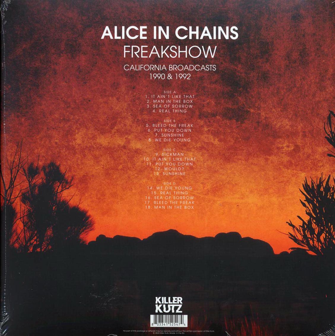 Alice In Chains - Freakshow: California Broadcasts 1990 & 1992 (ltd. ed.) (2xLP) (red vinyl) - Vinyl LP, LP