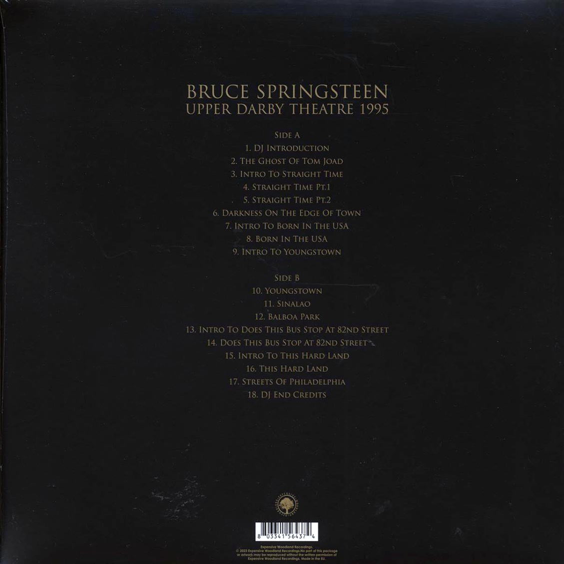 Bruce Springsteen - Upper Darby Theatre 1995 - Vinyl LP, LP