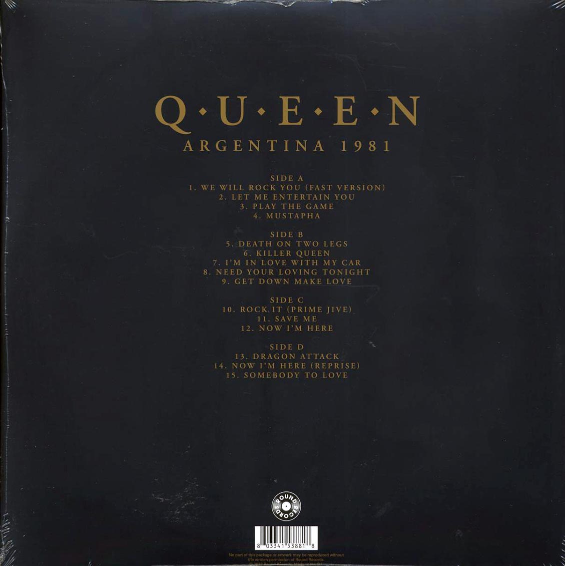 Queen - Argentina 1981 Volume 1: The Complete Buenos Aires Broadcast (2xLP) - Vinyl LP, LP