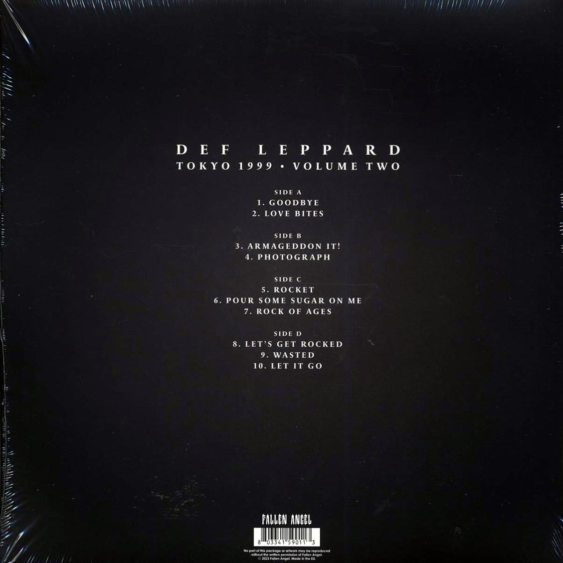 Def Leppard - Tokyo 1999 Volume 2 (ltd. ed.) (2xLP) (clear vinyl) - Vinyl LP, LP