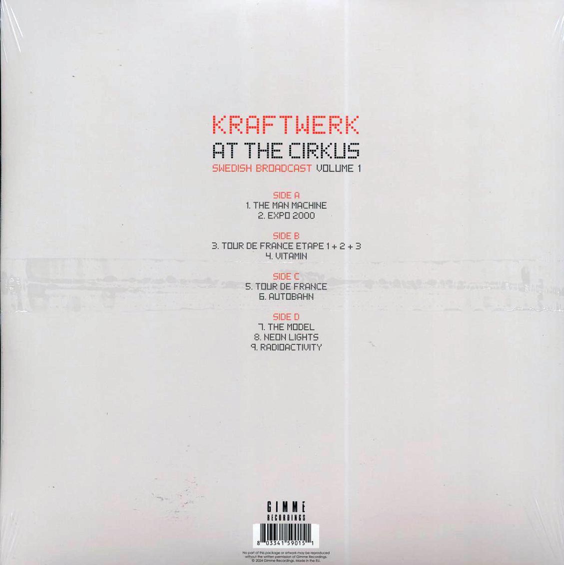 Kraftwerk - At The Cirkus Volume 1: Swedish Broadcast (ltd. ed.) (2xLP) (red vinyl) - Vinyl LP, LP