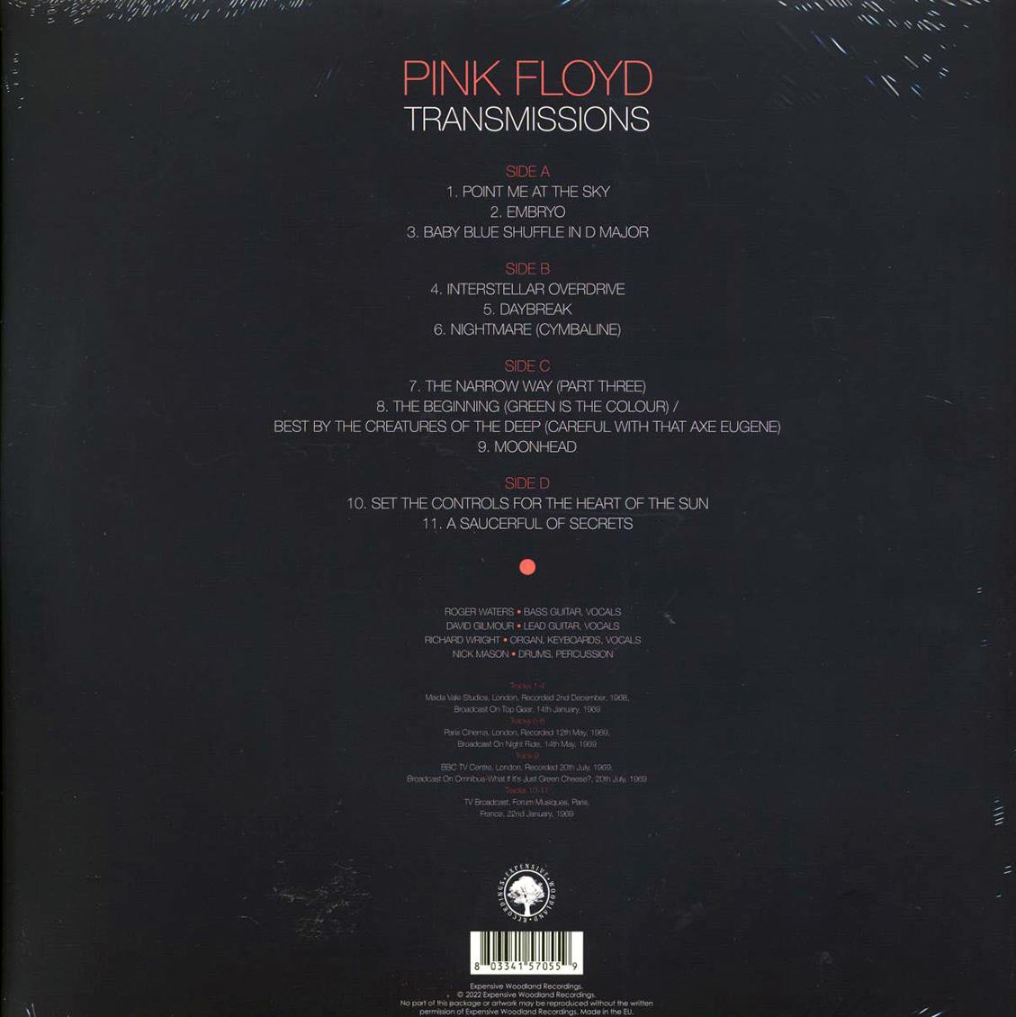 Pink Floyd - Transmissions (ltd. ed.) (2xLP) (clear vinyl) - Vinyl LP, LP