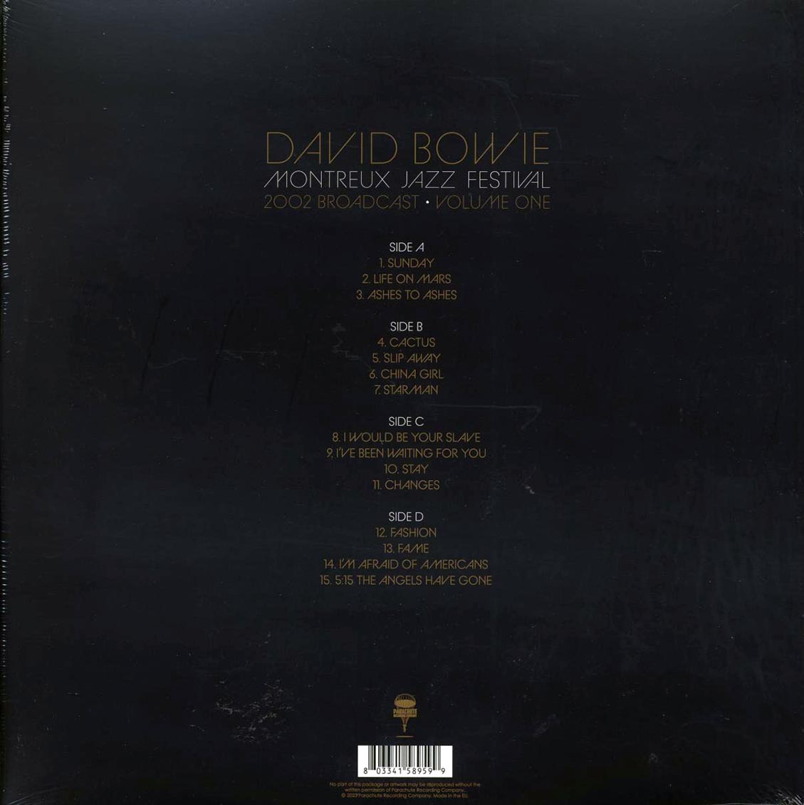 David Bowie - Montreux Jazz Festival Volume 1: 2002 Broadcast (ltd. ed.) (2xLP) (clear vinyl) - Vinyl LP, LP