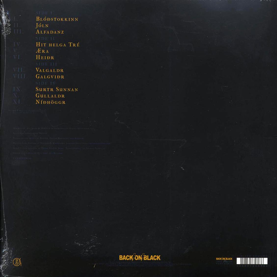 Burzum - Umskiptar (2xLP) - Vinyl LP, LP