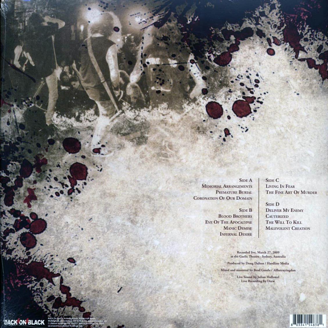 Malevolent Creation - Australian Onslaught (ltd. ed.) (2xLP) (yellow vinyl) - Vinyl LP, LP