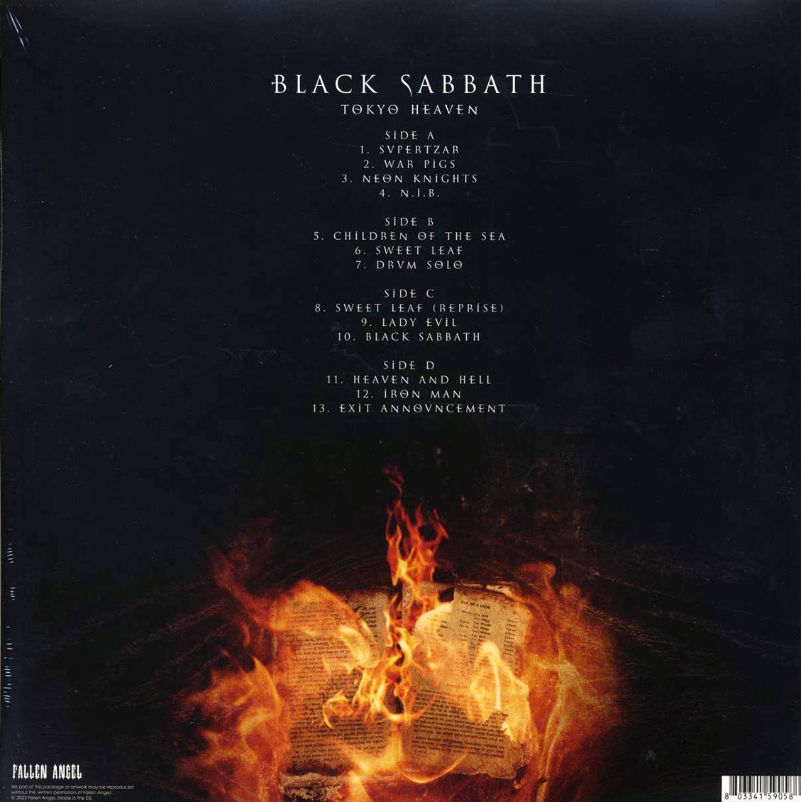 Black Sabbath - Tokyo Heaven: Nakano Sun Plaza Hall, Tokyo, Japan, Nov 18, 1980 (ltd. ed.) (2xLP) (purple vinyl) - Vinyl LP, LP