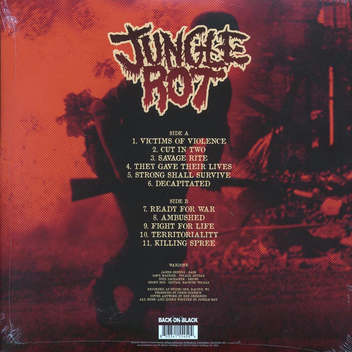 Jungle Rot - War Zone (ltd. ed.) (red vinyl) - Vinyl LP, LP